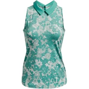 Under Armour Womens Zinger Rise Sleeveless Polo Neptune Green - Golf Polo Shirt Under Armour Womens Zinger Rise Sleeveless Polo Neptune Green - Golf Polo Shirt