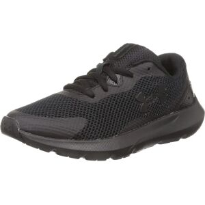 Chaussures de course Under Armour Surge 3 pour garçons - Noir Chaussures de course Under Armour Surge 3 pour garçons - Noir