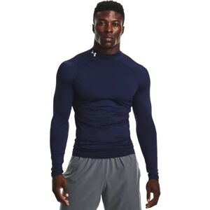 Under Armour Men's HeatGear Mock Long Sleeve Midnight Navy - Compression Shirt Under Armour Men's HeatGear Mock Long Sleeve Midnight Navy - Compression Shirt