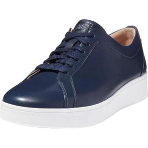 Fitflop Women's Rally Leather Sneakers - Midnight Navy - Casual Trainers Fitflop Women's Rally Leather Sneakers - Midnight Navy - Casual Trainers