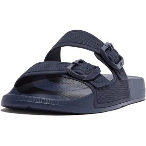 Fitflop Two-Bar Buckle Slides Women - Midnight Navy Fitflop Two-Bar Buckle Slides Women - Midnight Navy