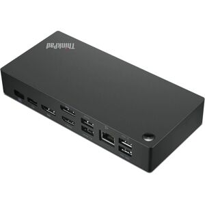 Lenovo ThinkPad Universal USB-C Dock - Docking Station - USB-C - HDMI, 2 X Dp - 1Gbe - 90 Watt - Laptop Dock Lenovo ThinkPad Universal USB-C Dock - Docking Station - USB-C - HDMI, 2 X Dp - 1Gbe - 90 Watt - Laptop Dock