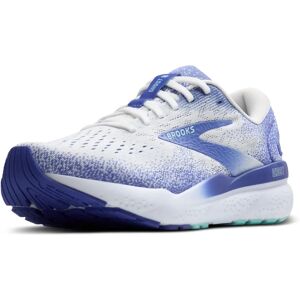 Chaussures de course Brooks Ghost 16 Neutres - Blanc/Bleu - Léger - Publicité Chaussures de course Brooks Ghost 16 Neutres - Blanc/Bleu - Léger - Publicité