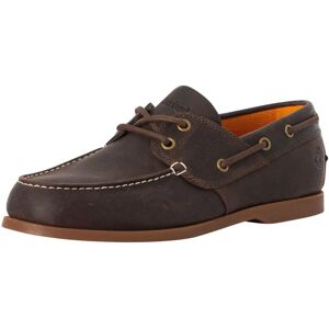 Timberland Cedar Bay Leather Boat Shoes - Dark Brown - Men - EU 43.5 Timberland Cedar Bay Leather Boat Shoes - Dark Brown - Men - EU 43.5