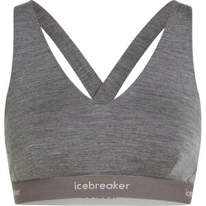 Icebreaker Merino 125 Cool-Lite Sprite Sports-BH - Grå Icebreaker Merino 125 Cool-Lite Sprite Sports-BH - Grå