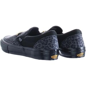 Vans Cher Strauberry Skate Slip-On Black Suede Leather - Shoes Vans Cher Strauberry Skate Slip-On Black Suede Leather - Shoes