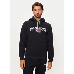 Napapijri Aylmer Winter Black Hoodie - Hoodie Sweatshirt Napapijri Aylmer Winter Black Hoodie - Hoodie Sweatshirt