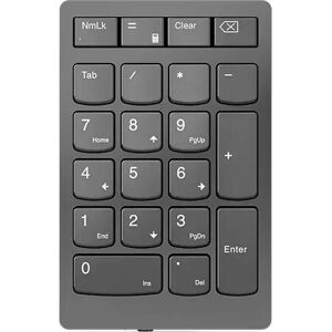 Lenovo ThinkPad Numeric Keyboard - Grey - Wireless - 2.4 GHz - Ergonomic - Model 4Y41C33791 Lenovo ThinkPad Numeric Keyboard - Grey - Wireless - 2.4 GHz - Ergonomic - Model 4Y41C33791