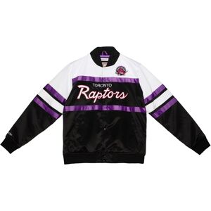 MITCHELL & NESS Toronto Raptors Black Heavy Satin NBA Jacket - Sportwear MITCHELL & NESS Toronto Raptors Black Heavy Satin NBA Jacket - Sportwear