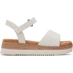 TOMS Shoes Diana Wedge Sandal natural yarn color TOMS Shoes Diana Wedge Sandal natural yarn color