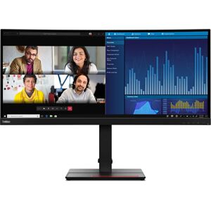 Lenovo ThinkVision P34w-20 Curved 34.1" LED Monitor - 3440x1440 - Black Lenovo ThinkVision P34w-20 Curved 34.1" LED Monitor - 3440x1440 - Black