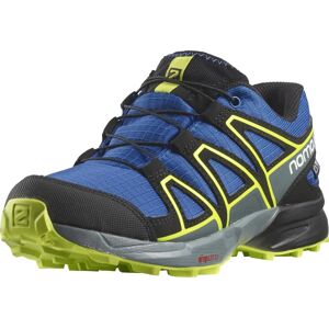 Salomon Nautical Blau/Schwarz/Limit Kinder Wasserdichte Trail Schuhe - Junior - 35 Salomon Nautical Blau/Schwarz/Limit Kinder Wasserdichte Trail Schuhe - Junior - 35