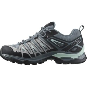 Salomon Women's X Ultra Pioneer Gore-Tex Hiking Shoes - Stormy Weather/Alloy - Shoes Salomon Women's X Ultra Pioneer Gore-Tex Hiking Shoes - Stormy Weather/Alloy - Shoes
