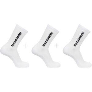 Calcetines Salomon Everyday Crew 3-Pack - Unisex - Blanco Calcetines Salomon Everyday Crew 3-Pack - Unisex - Blanco