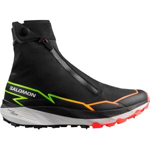 Salomon Winter Cross Spike Black/fiery Coral/safety Yellow - Trail Running Shoes Salomon Winter Cross Spike Black/fiery Coral/safety Yellow - Trail Running Shoes