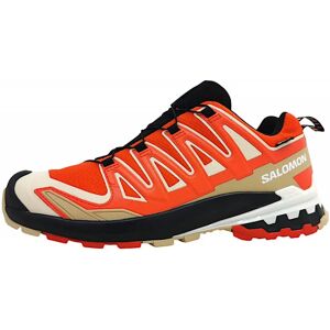 Salomon V9 Gtx Cream/Red Trail Running Shoes - All Year Salomon V9 Gtx Cream/Red Trail Running Shoes - All Year