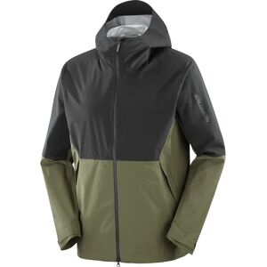 Salomon Outerpath 2.5L Vanntett Jakke Svart / Druenblad - Jakke Salomon Outerpath 2.5L Vanntett Jakke Svart / Druenblad - Jakke