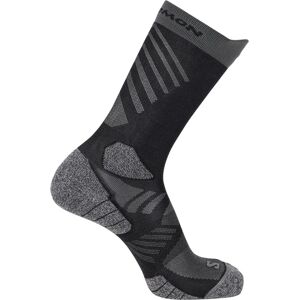 Salomon Aero Crew Grau Socken - S Salomon Aero Crew Grau Socken - S