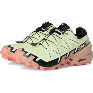 Salomon Scarpe da Trail Speedcross 6 Gore-Tex Donna Lime Cream / Rosa mogano / Nero Salomon Scarpe da Trail Speedcross 6 Gore-Tex Donna Lime Cream / Rosa mogano / Nero