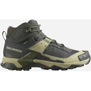 Salomon X Ultra 5 Mid Gore-tex Peat/Vert Gris/Blue Nights - Chaussures de randonnée - Publicité Salomon X Ultra 5 Mid Gore-tex Peat/Vert Gris/Blue Nights - Chaussures de randonnée - Publicité