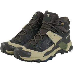 Salomon Chaussures de Randonnée X Ultra 5 Mid Gore-Tex Peat/gray Green/blue Nights - Bottes - Publicité Salomon Chaussures de Randonnée X Ultra 5 Mid Gore-Tex Peat/gray Green/blue Nights - Bottes - Publicité