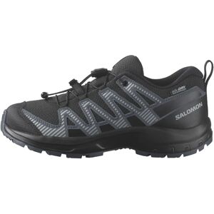 Scarpe da bambino Salomon XA Pro V8 Waterproof nere/grigie Scarpe da bambino Salomon XA Pro V8 Waterproof nere/grigie