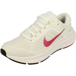 Nike Womens Air Zoom Structure 24 White Pink Trainers - Sneakers Nike Womens Air Zoom Structure 24 White Pink Trainers - Sneakers