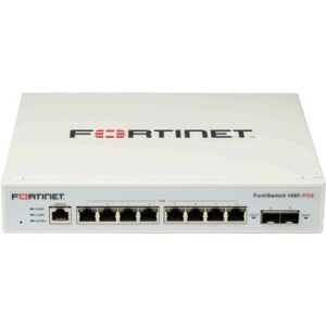 Fortinet FS-108F Hanterad Layer 2+ Gigabit Ethernet Switch - Vit Fortinet FS-108F Hanterad Layer 2+ Gigabit Ethernet Switch - Vit