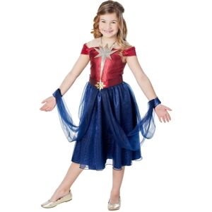 Rubie's Captain Marvel Girl Costume - Dress & Belt Rubie's Captain Marvel Girl Costume - Dress & Belt