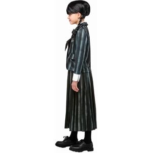 Costume scolaire Wednesday Addams pour enfants - 7-8 ans Costume scolaire Wednesday Addams pour enfants - 7-8 ans