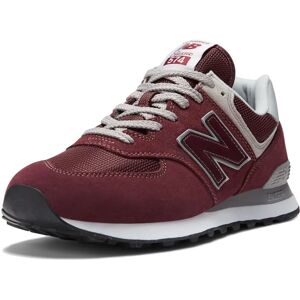 New Balance 574 - Burgundy/White New Balance 574 - Burgundy/White