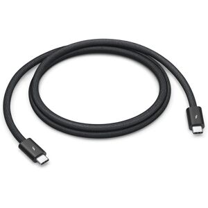 Apple Thunderbolt 4 USB-C Cable - 1m - Black - Supports Thunderbolt 4, USB 4 Apple Thunderbolt 4 USB-C Cable - 1m - Black - Supports Thunderbolt 4, USB 4