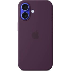 Apple Silicone Case with MagSafe (iPhone 16) - Plum Apple Silicone Case with MagSafe (iPhone 16) - Plum