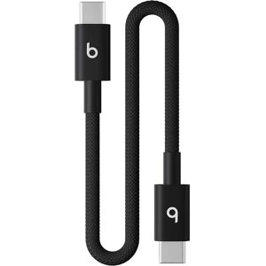 Beats USB-C to USB-C Woven Short Cable - 20cm Black Beats USB-C to USB-C Woven Short Cable - 20cm Black