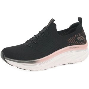 Skechers D'Lux Walker Let It Glow - Shoes for Women, Black, 9.5 US Skechers D'Lux Walker Let It Glow - Shoes for Women, Black, 9.5 US