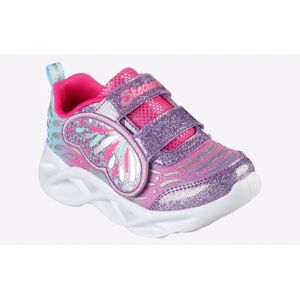 Skechers Barn Unisex Twisty Brights Wingin' It - Rosa - Barnesko Skechers Barn Unisex Twisty Brights Wingin' It - Rosa - Barnesko