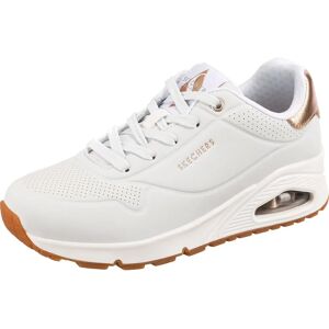 Skechers Womens Uno Golden Air White Sneakers - Sports Shoes Skechers Womens Uno Golden Air White Sneakers - Sports Shoes