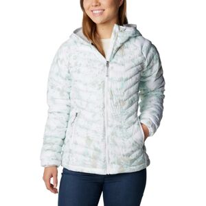 Columbia Powder Lite Hooded Jacket - Women - White Flurries - Insulated Outdoor Coat Columbia Powder Lite Hooded Jacket - Women - White Flurries - Insulated Outdoor Coat