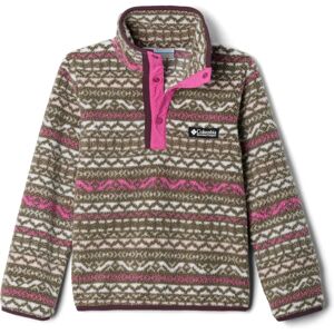 Columbia Helvetia II Sherpa Half Snap Fleece - Pink Madras - Children Columbia Helvetia II Sherpa Half Snap Fleece - Pink Madras - Children