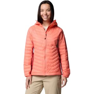 Columbia Powder Pass II Hybrid Hooded Puffer Jacket - Women - Alpenglow Daredevil - Red Columbia Powder Pass II Hybrid Hooded Puffer Jacket - Women - Alpenglow Daredevil - Red