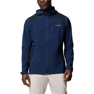 Columbia Triple Canyon Hooded Hiking Jacket - Men - Blue Black - Lightweight Columbia Triple Canyon Hooded Hiking Jacket - Men - Blue Black - Lightweight