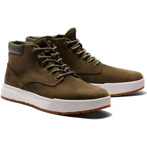 Timberland Maple Grove Green Leather Sneakers - Casual Timberland Maple Grove Green Leather Sneakers - Casual