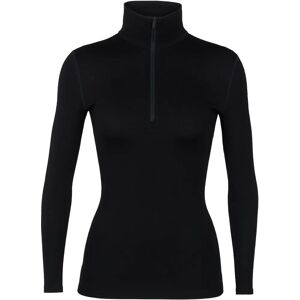 Icebreaker Musta 260 Tech Half Zip - Paita Icebreaker Musta 260 Tech Half Zip - Paita