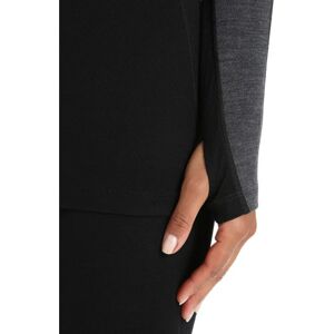 Icebreaker ZoneKnit 200 LS Crewe - Merinohoodie - Damen - Jet Heather / Black / Metro Heather / CB - Product Type Icebreaker ZoneKnit 200 LS Crewe - Merinohoodie - Damen - Jet Heather / Black / Metro Heather / CB - Product Type