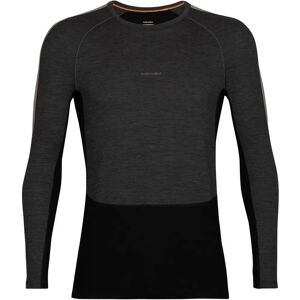 Icebreaker Herre ZoneKnit 200 LS Crewe - Merinoull Basislag for Høy Aktivitet - Svart Icebreaker Herre ZoneKnit 200 LS Crewe - Merinoull Basislag for Høy Aktivitet - Svart