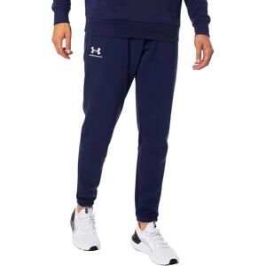 Under Armour Essential Fleece Joggers - Midnight Navy/White - M Under Armour Essential Fleece Joggers - Midnight Navy/White - M