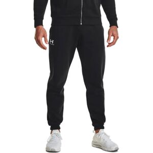 Pantaloni de trening din fleece esențial pentru bărbați - Negru / Alb - XXL Pantaloni de trening din fleece esențial pentru bărbați - Negru / Alb - XXL