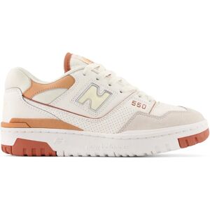 New Balance 550 Hvide Lædersko - Kvinde New Balance 550 Hvide Lædersko - Kvinde
