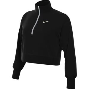 Nike Sportswear Phoenix Fleece Sweatshirt Cropped 1/2-Zip pour Femme (DQ5767) - noir/voile Nike Sportswear Phoenix Fleece Sweatshirt Cropped 1/2-Zip pour Femme (DQ5767) - noir/voile