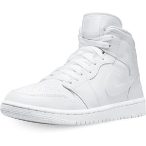 Nike Air Jordan 1 Mid Women - white/white/white Nike Air Jordan 1 Mid Women - white/white/white